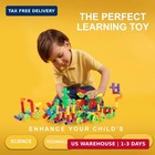Stem Building Blocks Toy For Kids  Educational Toddlers Preschool Brain Toy Kit 