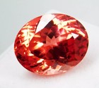 Padparadscha Sapphire 20-22 Ct Natural Ceylon Oval Cut Loose Certified Gemstone