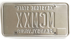 Vintage 1990s    Pennsylvania Vanity License Plate    Mcmxx Roman Numeral 1920