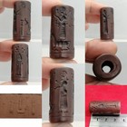 Jasper Old Near Eastern Intaglio Seal Stone Rare Bead