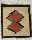 Vintage Navajo Rug From The 1890 To 1940   s Bought In Santa Fe Nm 20in X 21in