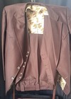 3pc Vintage Cowboy 1970s Prestige West Tailored Western Suit Jacket Pants   Vest