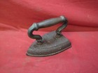 Antique Rustic Sad Iron With Trivet  5
