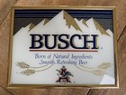 Vintage 1978 Busch Beer Born Of Natural Ingredients Bar Sign 12    By 9   