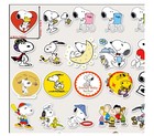 100pc Snoopy- Charlie Brown Inspired Stickers - Locker  Truck  Laptop  Bicycle  