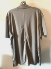 New Nike Dri-fit New York Yankees Collared Polo Shirt Men   s L Gray Mlb Athletic