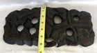 Vintage antique Asian chinese Wood Carving 12  Sculpture Foliage   Reed Motif