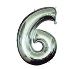 16inch Arabic Numerals Balloons Gold Silver Birthday Party Supply Self Sealing    