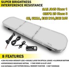Aspl 204led Rooftop Low Profile Emergency Strobe Light Bar 46  Warning Flashing