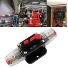 New Car Stereo Audio 12v Circuit Breaker Fuse Inline Fits 4 8 Gauge Wire 80 Amp