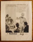 12 Diff  Vintage Budweiser Beer Original Advertising 1933 - 1963 All Pictured