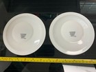 2 Total Vintage Usa  Mcdonnell Douglas Boeing Rare Corning Dishes   Saucers  
