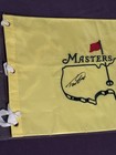 Tommy Fleetwood Signed Autograph Masters Golf Flag  signed In Middle  Tour Champ