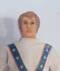 Vintage 1972 Ideal Toys Evel Knievel Bending Body Action Figure In Jumpsuit
