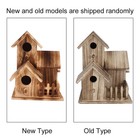Wooden Birdhouse Small Outdoor Garden Bird Nesting Box Bird House Pet