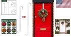 Durable Adjustable Wreath Holder 15-25 Inches - Protects Doors   Enhances Decor