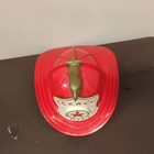 Vintage 1960s Texaco Fire Chief Toy Fireman Helmet No Sound