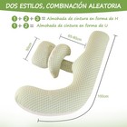Pregnancy Pillow J-shaped Full Body Maternity Tummy Support Soft