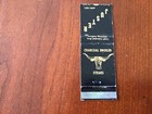 Vintage Juster Zrestaurant Whiting Ind  Matchbook Cover