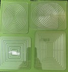 Coluzzle Cutting System Lot Includes 2 Cutting Mats  3 Blades  And 9 Templates