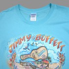 Jimmy Buffett Tour T-shirt Xl Blue 2015 Workin  N Playin Gildan Heavy Cotton