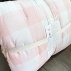 Pottery Barn Kids Buffalo Check Cotton Comforter  Full queen 86  Sq   Pink