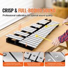 Uimoso 30 Note Glockenspiel Xylophone Bell Kit With Mallets  Drum Sticks And Bag