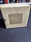 Vintage Avon Beauty Dust Cristalique Glass Powder Container Nos Original Box