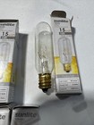 Sunlite Candelabra Screw Base Light Bulb Salt Lamp 15 Watt 12 pack
