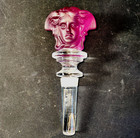 New Versace Lumiere Medusa Amethyst Wine Bottle Stopper  5 1 4   By Rosenthal