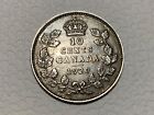 1920 Canada 10 Cents Dime Silver Coin  800 - King George V