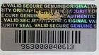 Scannable Barcode Serial Number  Tamper Evident Security Void Hologram Labels 