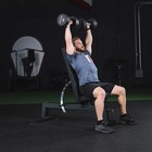 Titan Fitness Performance Series Adjustable Bench  Rated 650 Lb Incline  Black