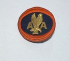 Vintage American Airlines Employee Service  Lapel Pin Hat Pin Embroidered  Ls