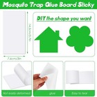 40 Pack Replacement Fly Glue Boards Sticky Cards Mosquito Trap Flying White 