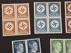 Ww2 German Third Reich Nazi Stamp Blocks Adolf Hitler   Nsdap Swastika Officials