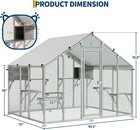 Large Catio Outdoor Cat Enclosure Extra Large Walk-in Cat Patio For Multi Cats