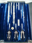 Vintage Keuffel   Esser K   E     anvil    Drafting Mechanical Tool Set In Case