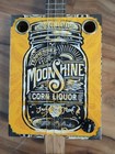 Weeklyhouse Cigar Box Guitar Acoustic Electric 3 String  Moonshine