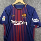 Nike Fc Barcelona Home Soccer Jersey Blue Red Football Jersey Kit Top 2017 2018