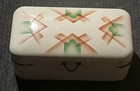 Vintage German Enamel Bread pastry Box 1920 s To 1940 s Era