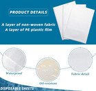 50 Pieces 31 X 70 Inches Disposable Bed Sheets Waterproof Bed Cover Massage Tabl