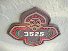 Polynesian Resortroom Number Sign Plaque Prop 3d Printed Personalized Maui Tiki