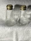 Lot Of Vintage Salt Pepper Shakers  Very Nice Glass   6 Total