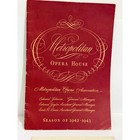 1942 Metropolitan Opera House Program   Nbc Symphony Leopold Stokowski Insert