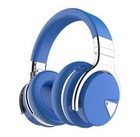 Cowin E7 Active Noise Cancelling Bluetooth Over-ear Headphones Blue - True Bass