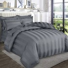 Egyptian Stripe Duvet Quilt Covers Luxury Bedding Set Single Double King Size