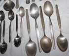 Antique   Vintage Silver Plated Flatware Lot Mixed Of 54 Pieces Arts   Crafts 