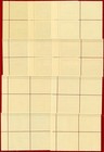 Indonesia 1949   c47-56  Ovpt Type 2  Block Of 4  Mint  Og  Nh  Scv  49 00 