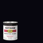 Rust Oleum Protective Enamel Paint Satin Black 32 Fl Oz Pack Of 2 Weather Res   